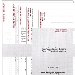 digital guide to ordering luxury invitation suites for weddings, birthdays, bridal showers  