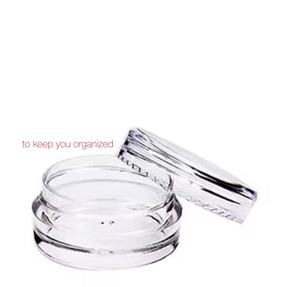 small screw-top container for detachable silk drink charms 